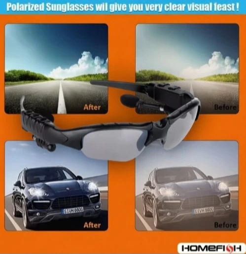 HOMEFISH Smart Bluetooth Glasses Sunglasses - photo 3