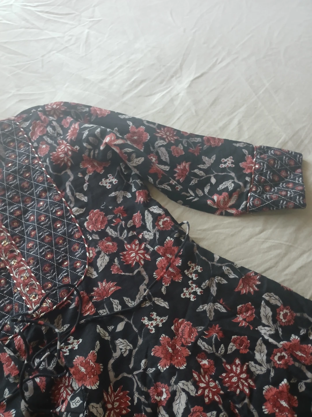Orchid Bloom Three piece cotton Sharara dress - photo 2