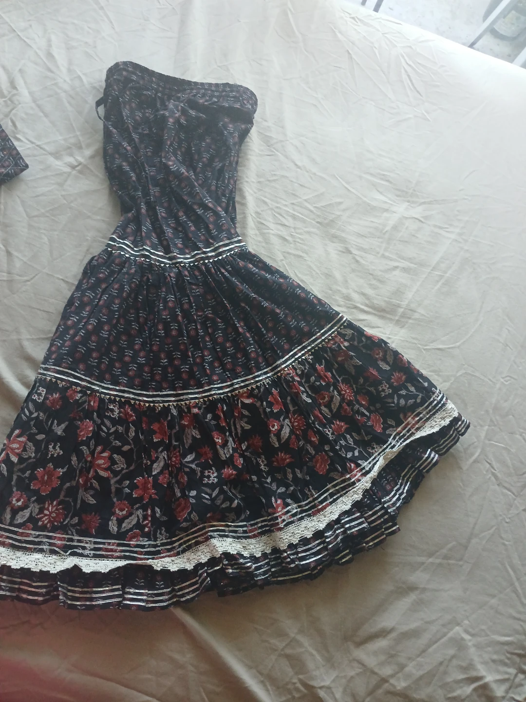 Orchid Bloom Three piece cotton Sharara dress - photo 5