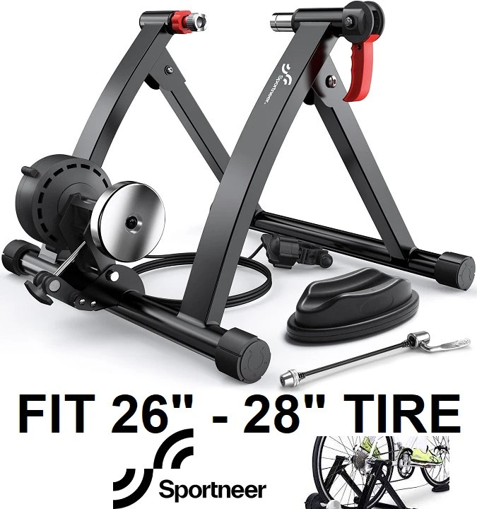 🚴‍♂️ Sportneer Magnetic Bike Trainer – 6-Level Resistance