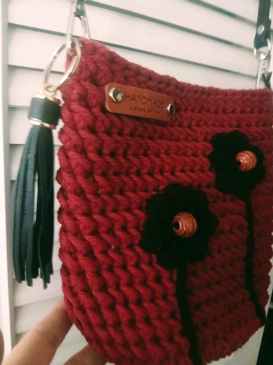 Crochet cross body bag - photo 5