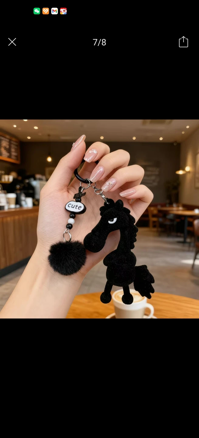 Super Cute Horse Keychain (Not Regular Plush) - photo 2
