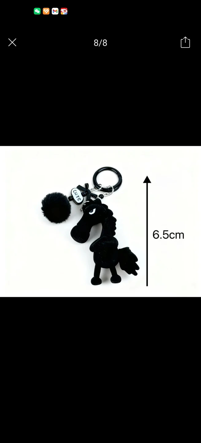 Super Cute Horse Keychain (Not Regular Plush) - photo 5