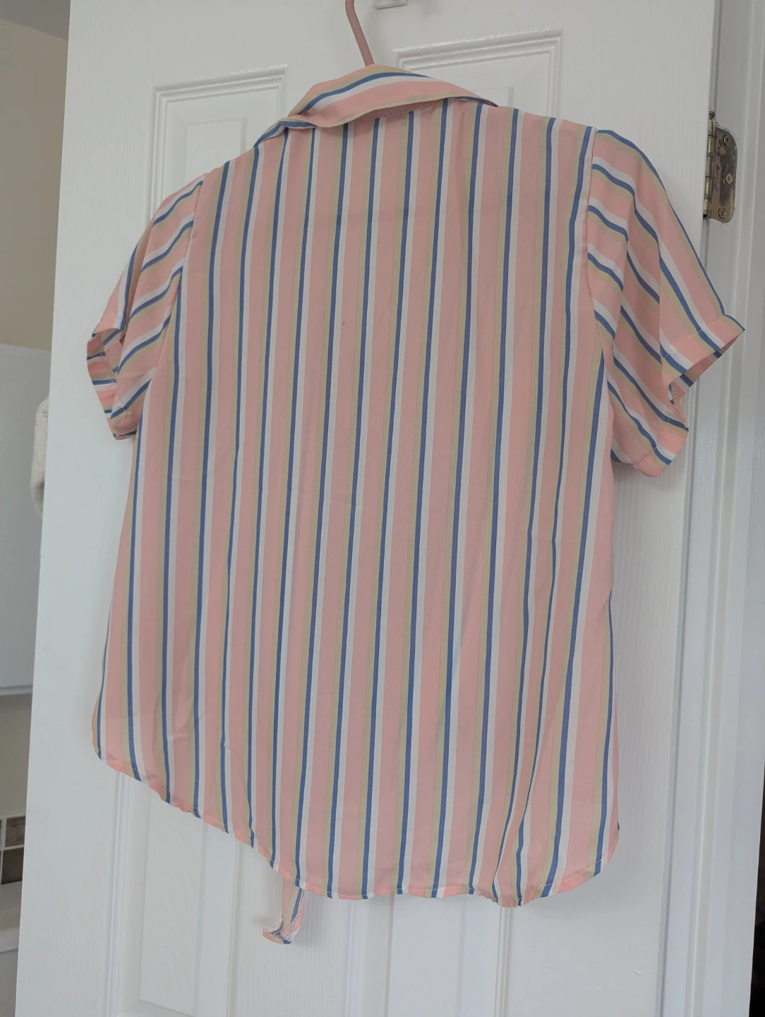 Route 3 Striped Tie-Front Blouse - photo 4