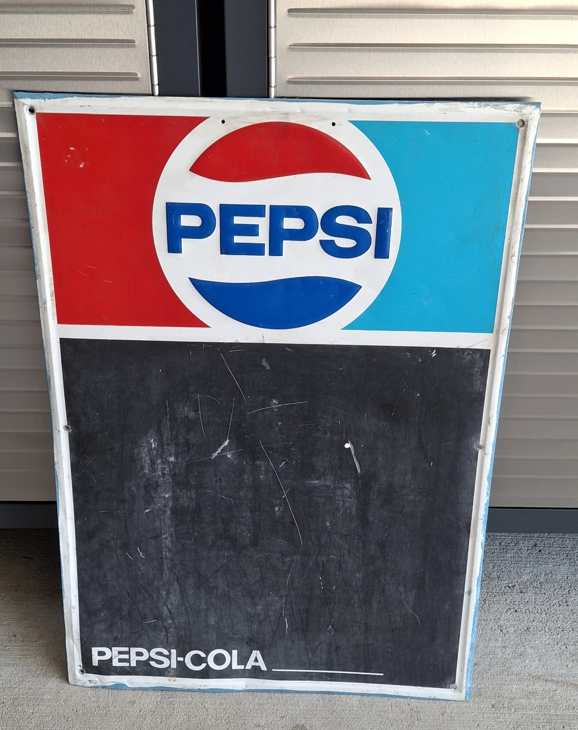 Vintage Pepsi-Cola Advertising Sign