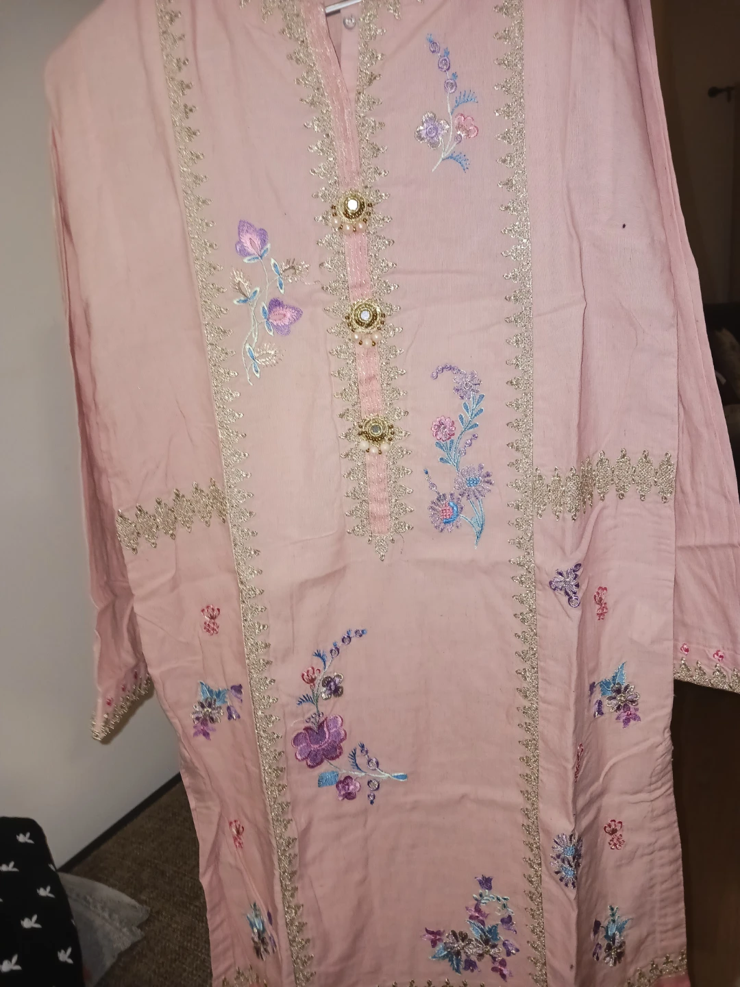 Ethnic Pink Embroidered Kurti - photo 5
