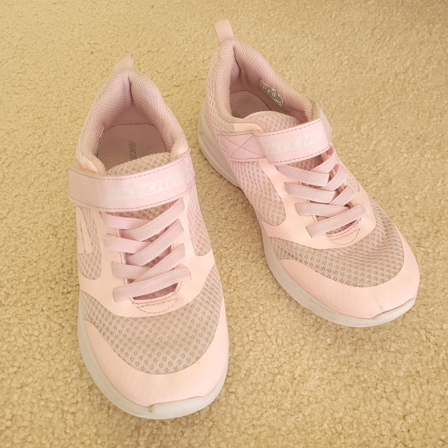 Skechers Pink Mesh Sneakers Size 3 Youth