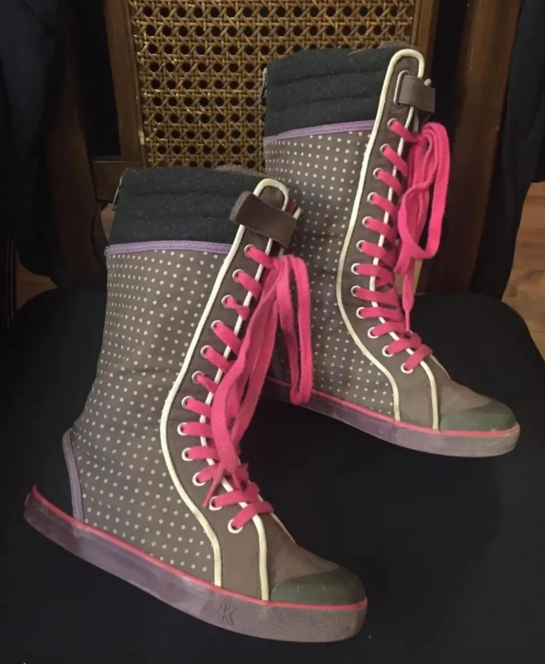 KOI Fashion Sneaker Boots Youth Girl/Boy Size 3 - photo 2