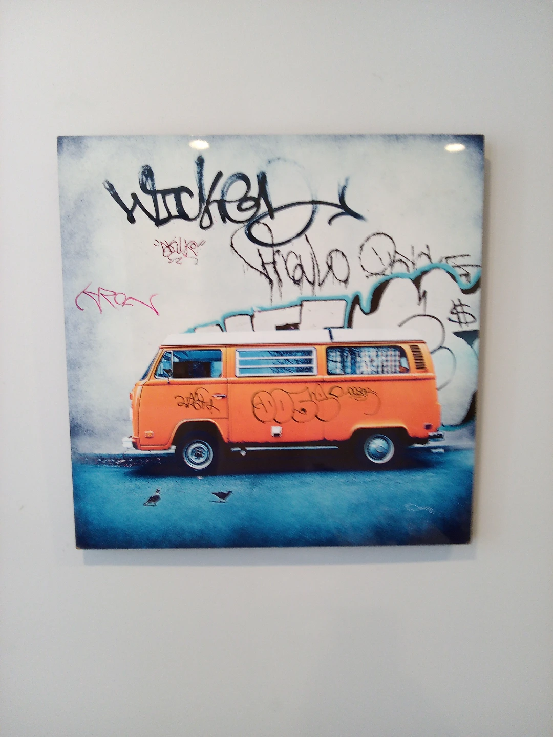 Tim Jarosz the Bus Graffiti Artwork