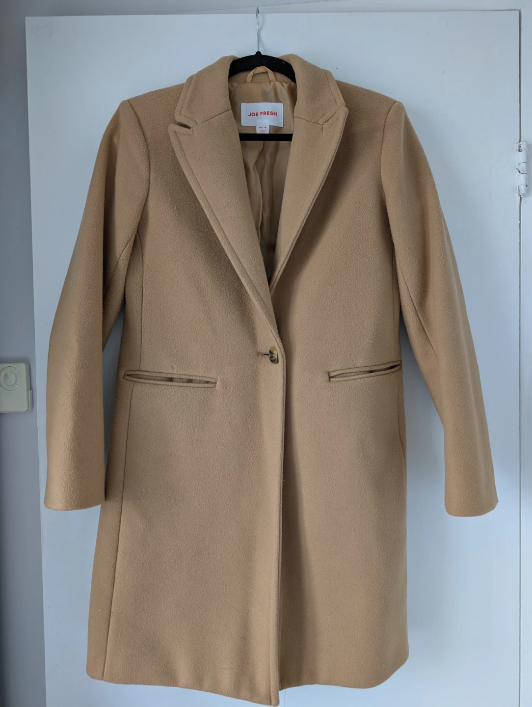 Joe Fresh Women's Camel Coat - Size XS