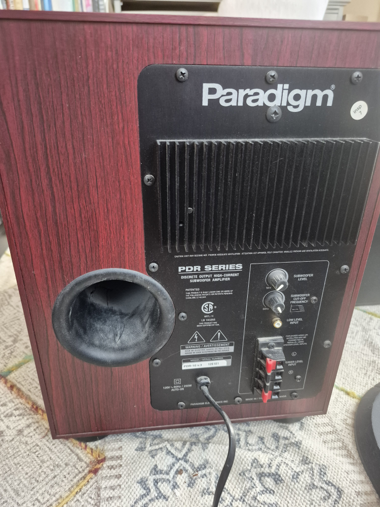 Paradigm PDR Series Powered Subwoofer - photo 3
