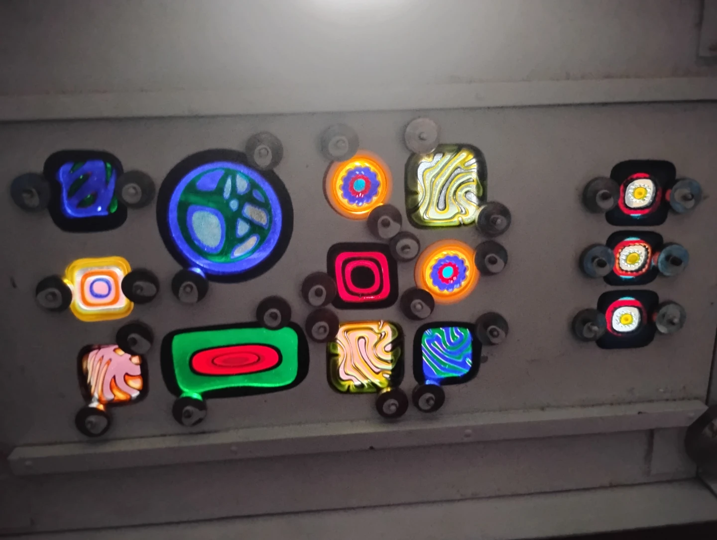 *Investment piece* Italian murrine Glass and stainless steel - photo 2