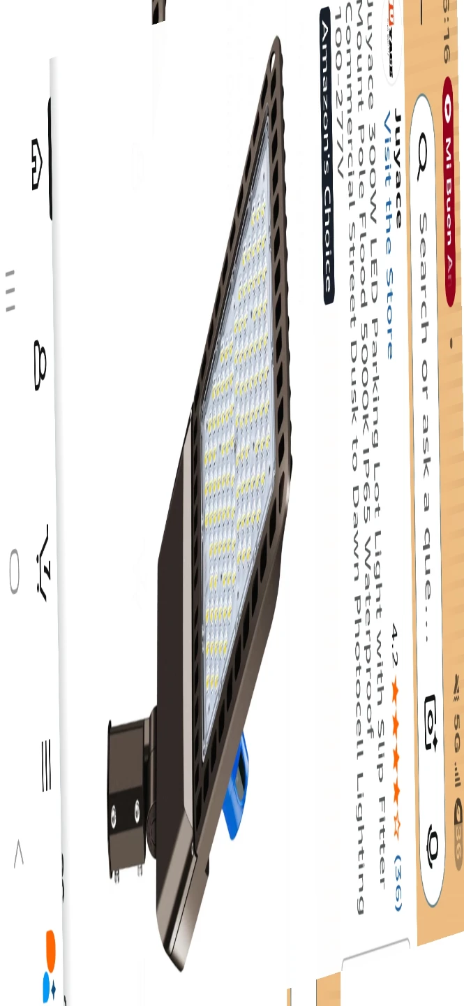 Juyace 300W LED Parking Lot Light with Photocell - photo 2
