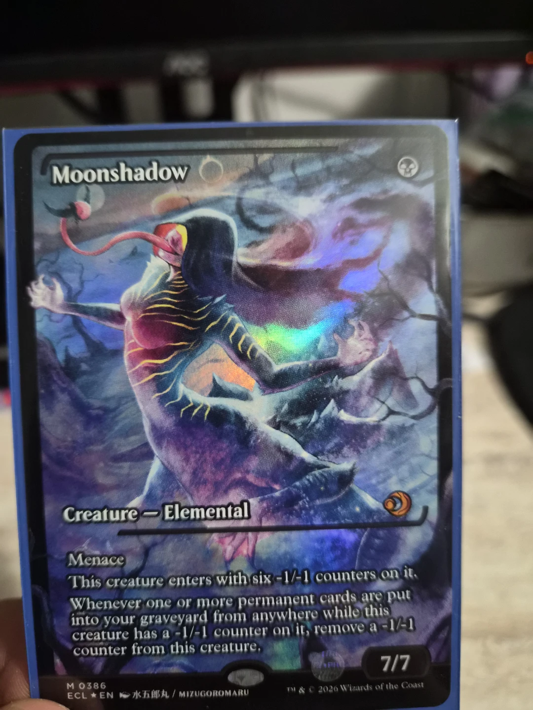 Magic the Gathering Moonshadow Card - photo 2