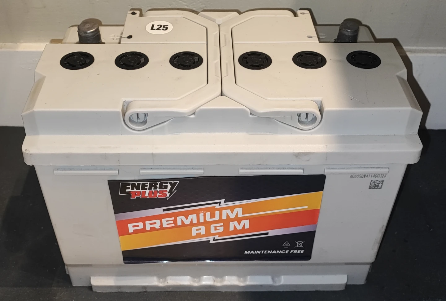 48 AGM H6 Car Battery, CCA 800, State of Health :97%,Tested, - photo 2