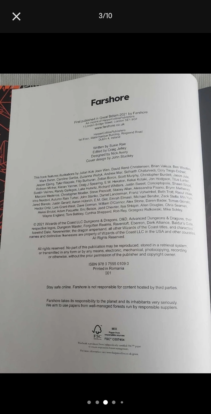 dungeons & Dragons annual 2022 hardcover book - photo 3