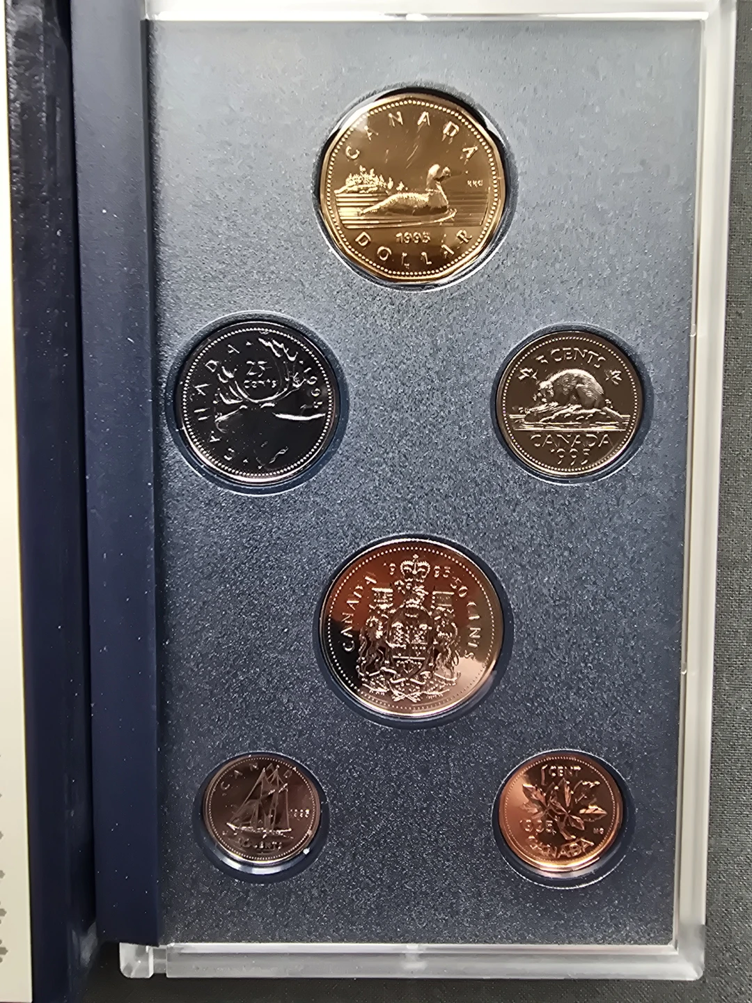 1995 Royal Canadian Mint Specimen Coin Set - photo 3
