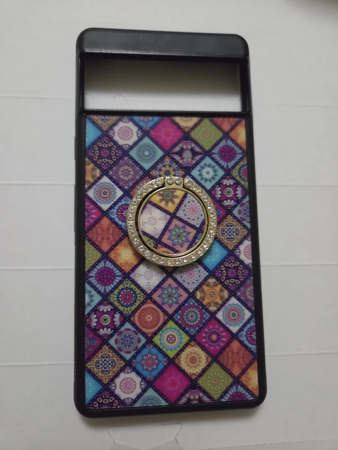 Google Pixel 7 Phone Case with Ring Holder - Bohemian Pattern - photo 2