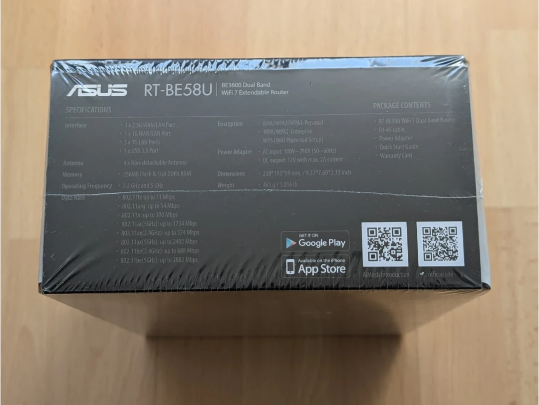 ASUS RT-BE58U WiFi 7 Extendable Router - photo 5