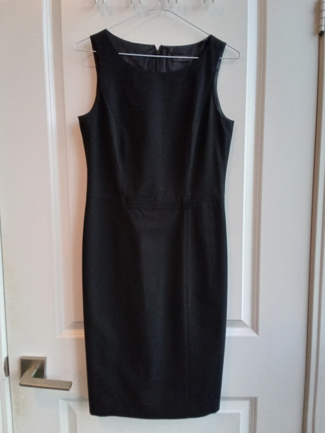 Esprit Black Dress with Red Belt - Size 4 - photo 2