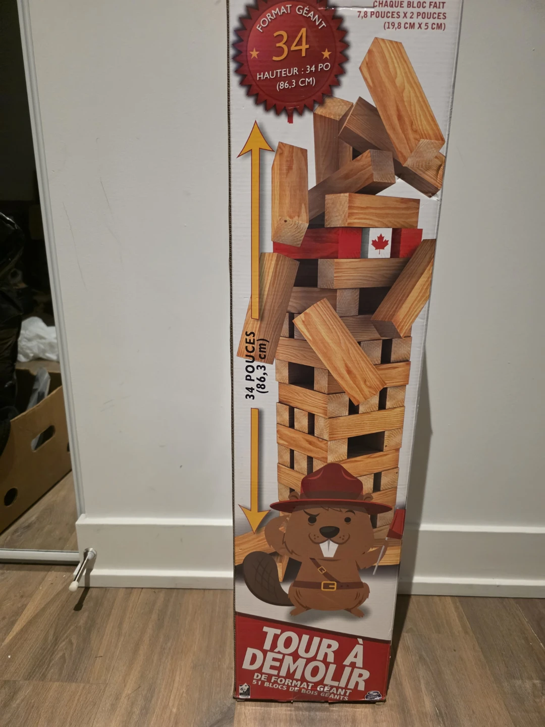 Giant Size Jenga-style game
