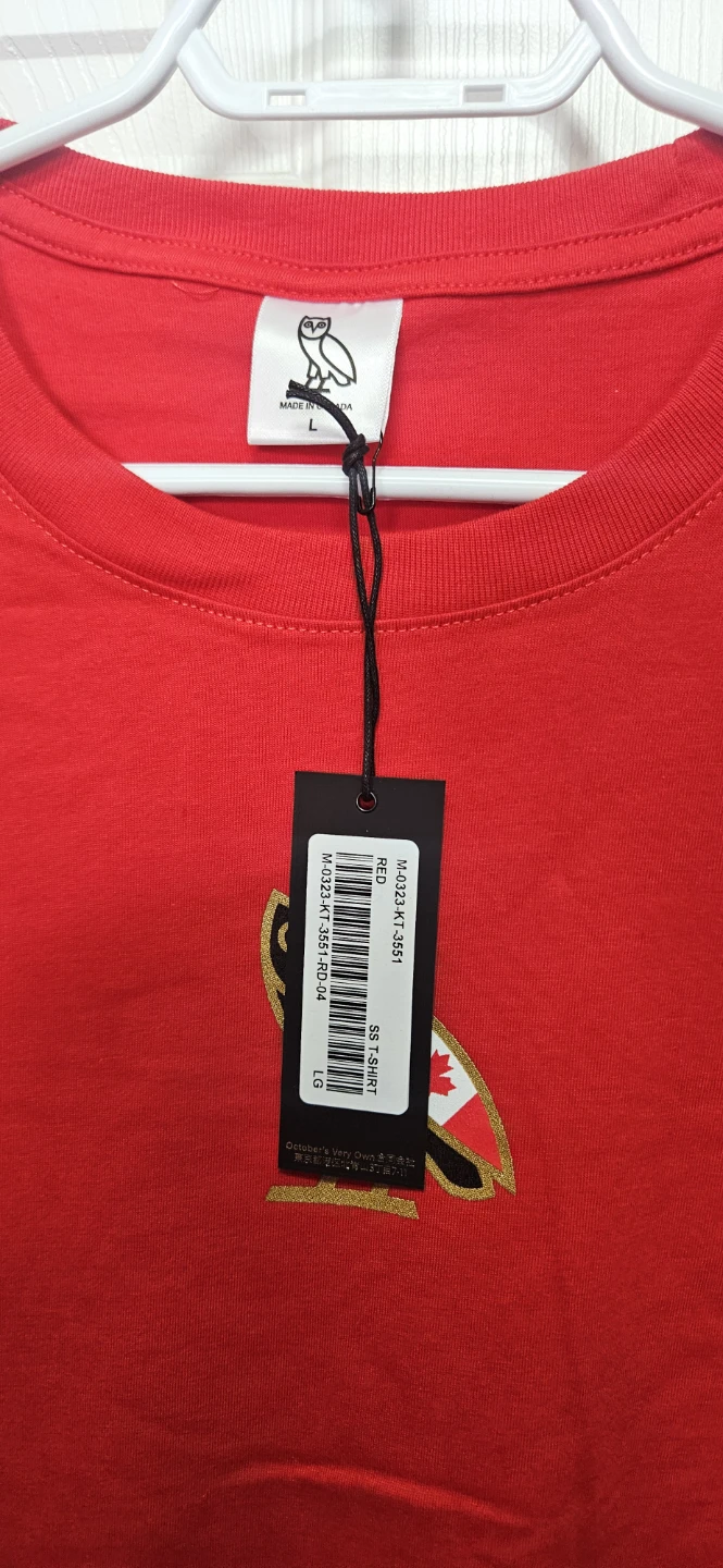 OVO Canada Owl Red T-Shirt Size L - photo 2