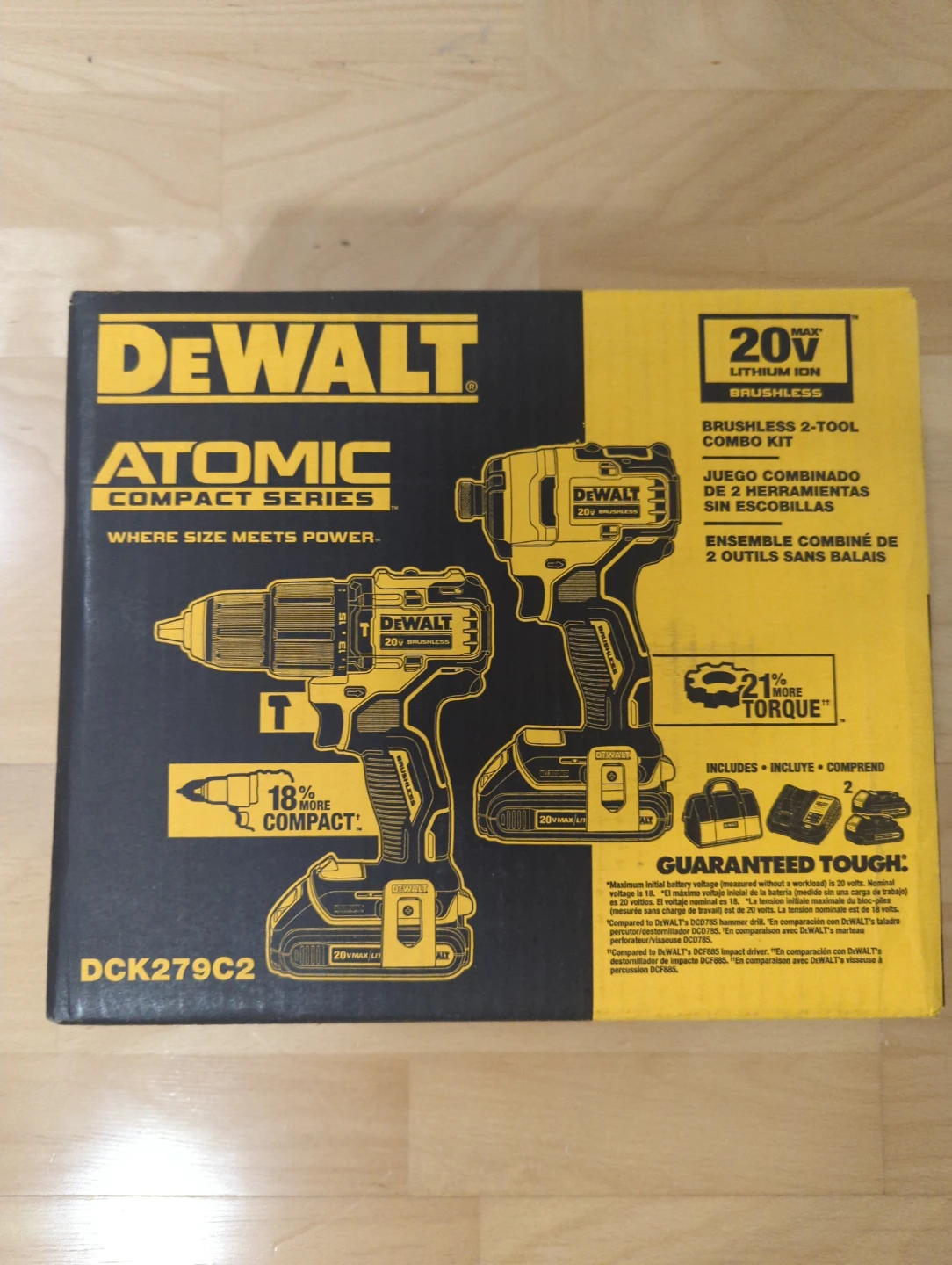 DeWalt Atomic 20V MAX Brushless 2-Tool Combo Kit