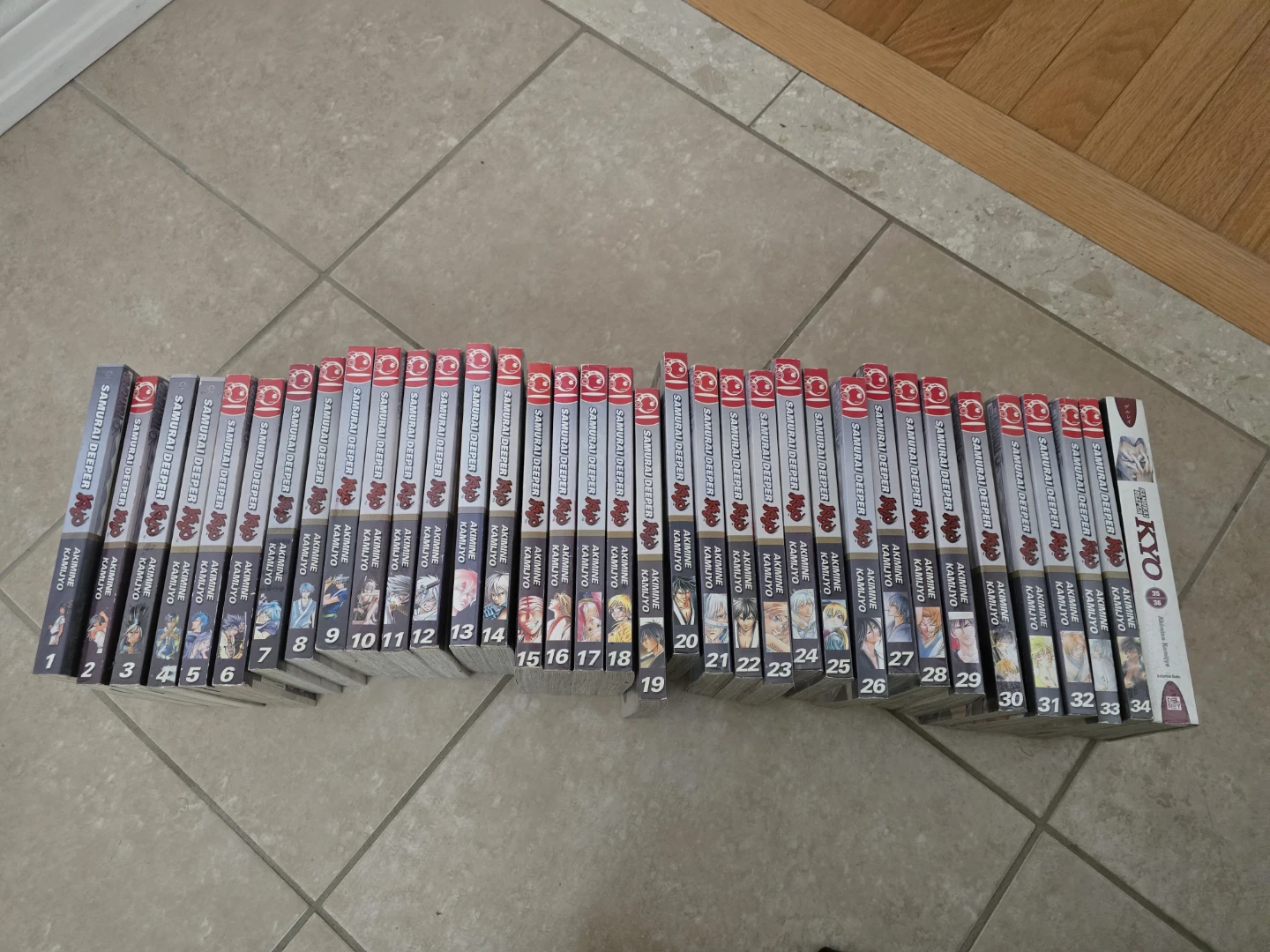 Samurai Deeper Kyo Manga Volumes 1-36