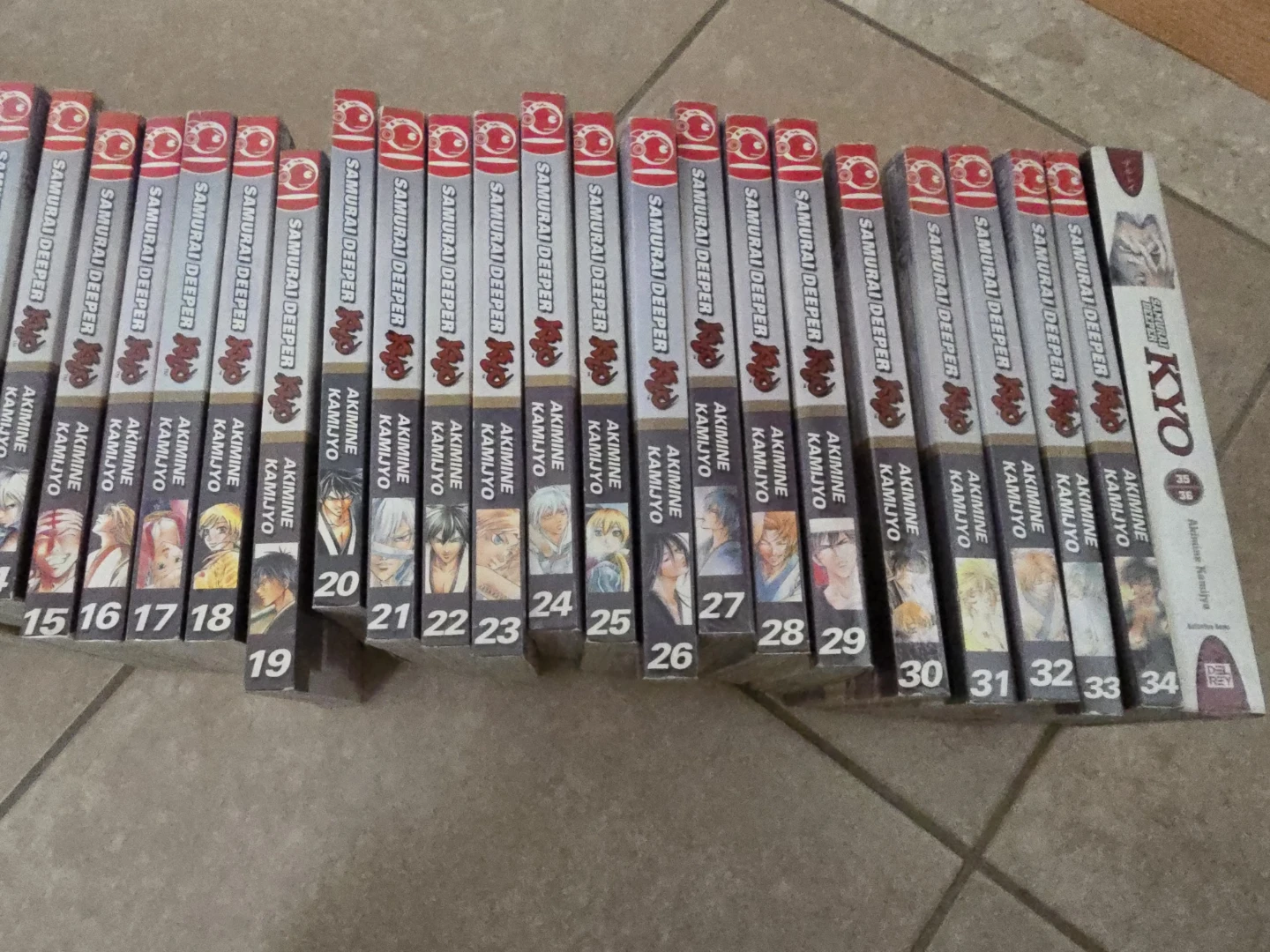 Samurai Deeper Kyo Manga Volumes 1-36 - photo 3