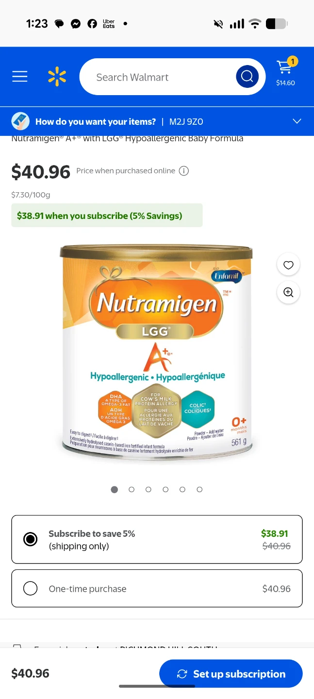 Nutramigen A+ with LGG Hypoallergenic Baby Formula 561g