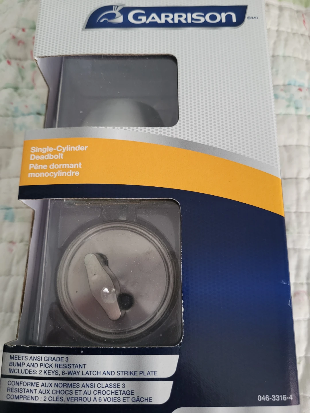 Garrison Single-Cylinder Deadbolt