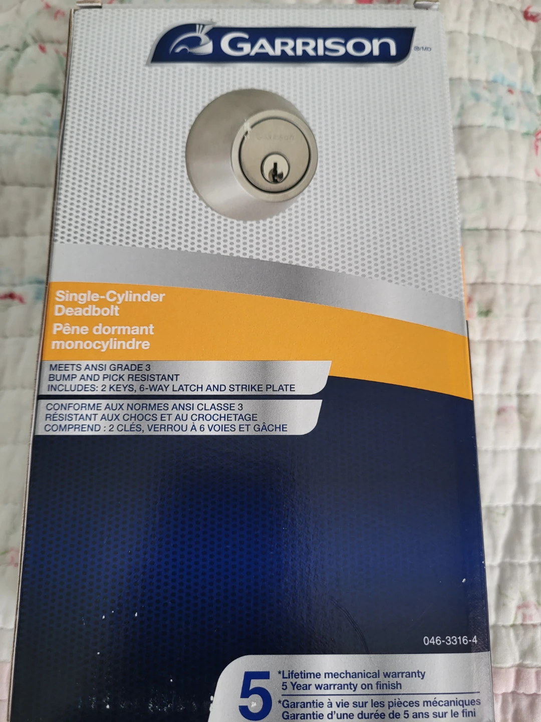 Garrison Single-Cylinder Deadbolt - photo 3