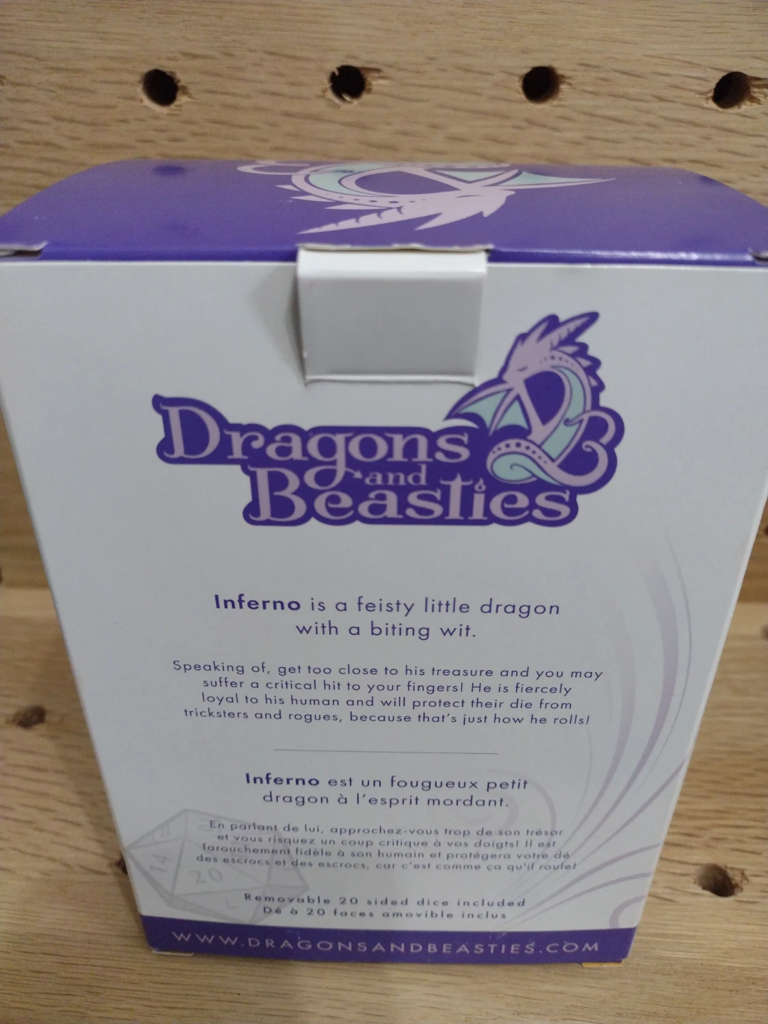 🌱 Dragons & Beasties Inferno Dice Dragon. Rare collectable. - photo 5