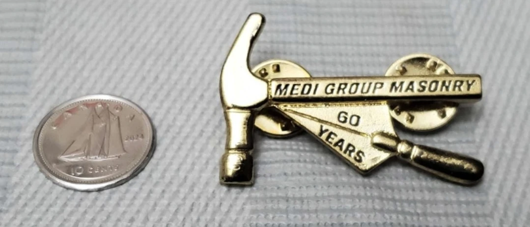 Medi group masonry 60 year anniversary pin - photo 5