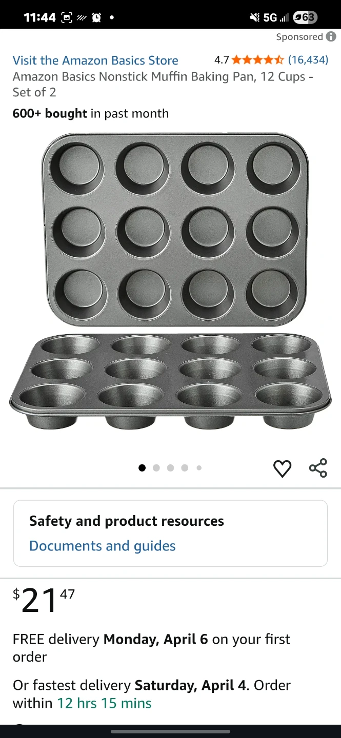 Nordic Ware Heritage Bundt Pan and 12-Cup Muffin Pan - photo 2