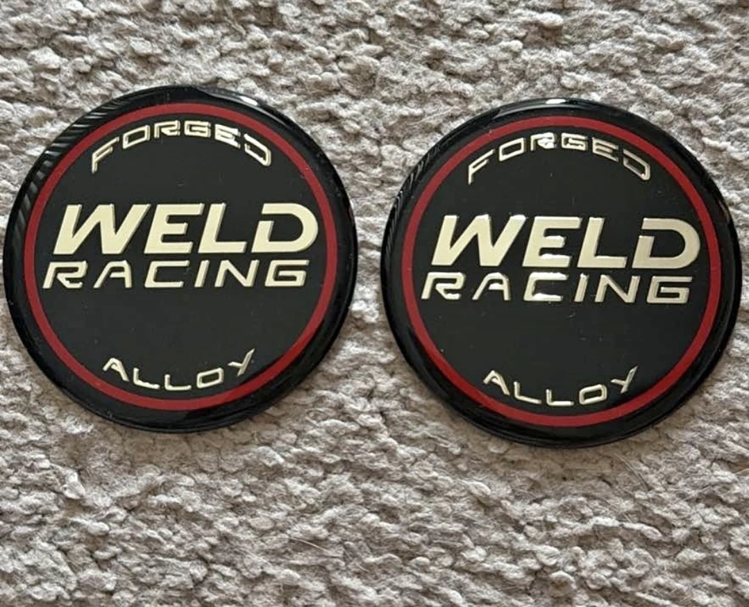 Weld Racing Forged Alloy Badges (Set of 2)