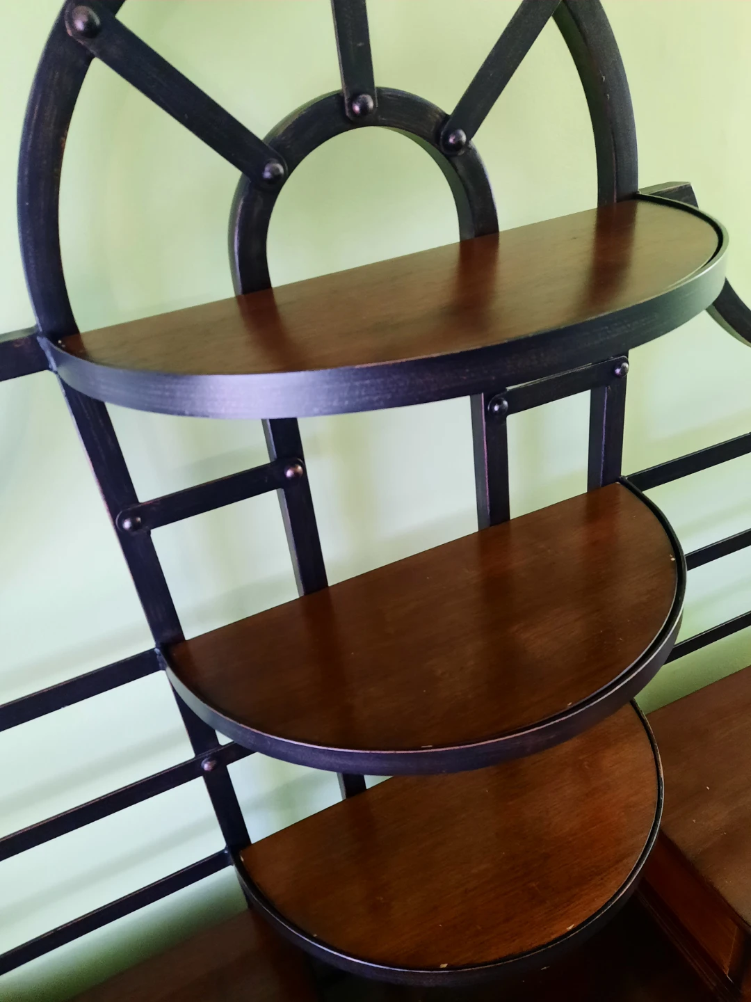 Console table with shelving unit - photo 4