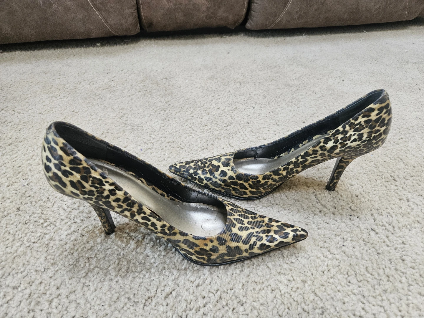Women's Leopard Print Stiletto Heels