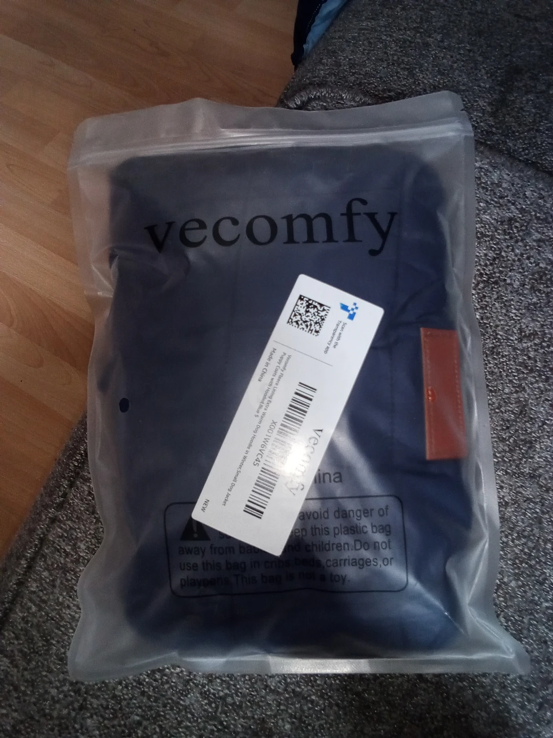Fleece lining extra warm dog hoodie. Small dog jacket