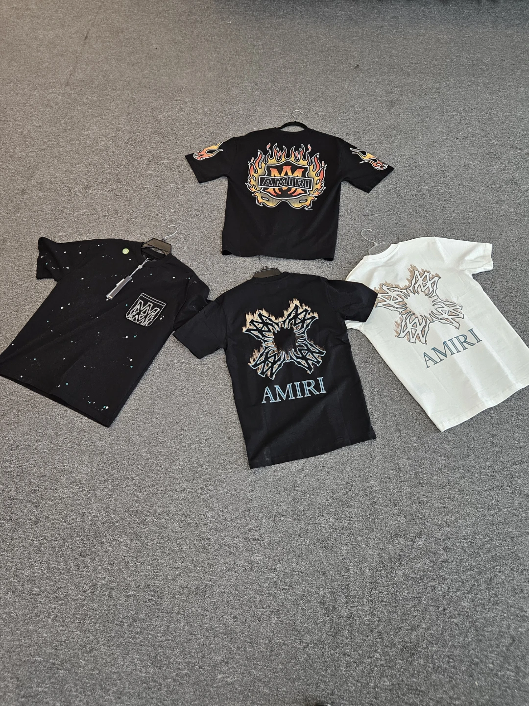 Amiri T-shirts, Hats, and Shoes