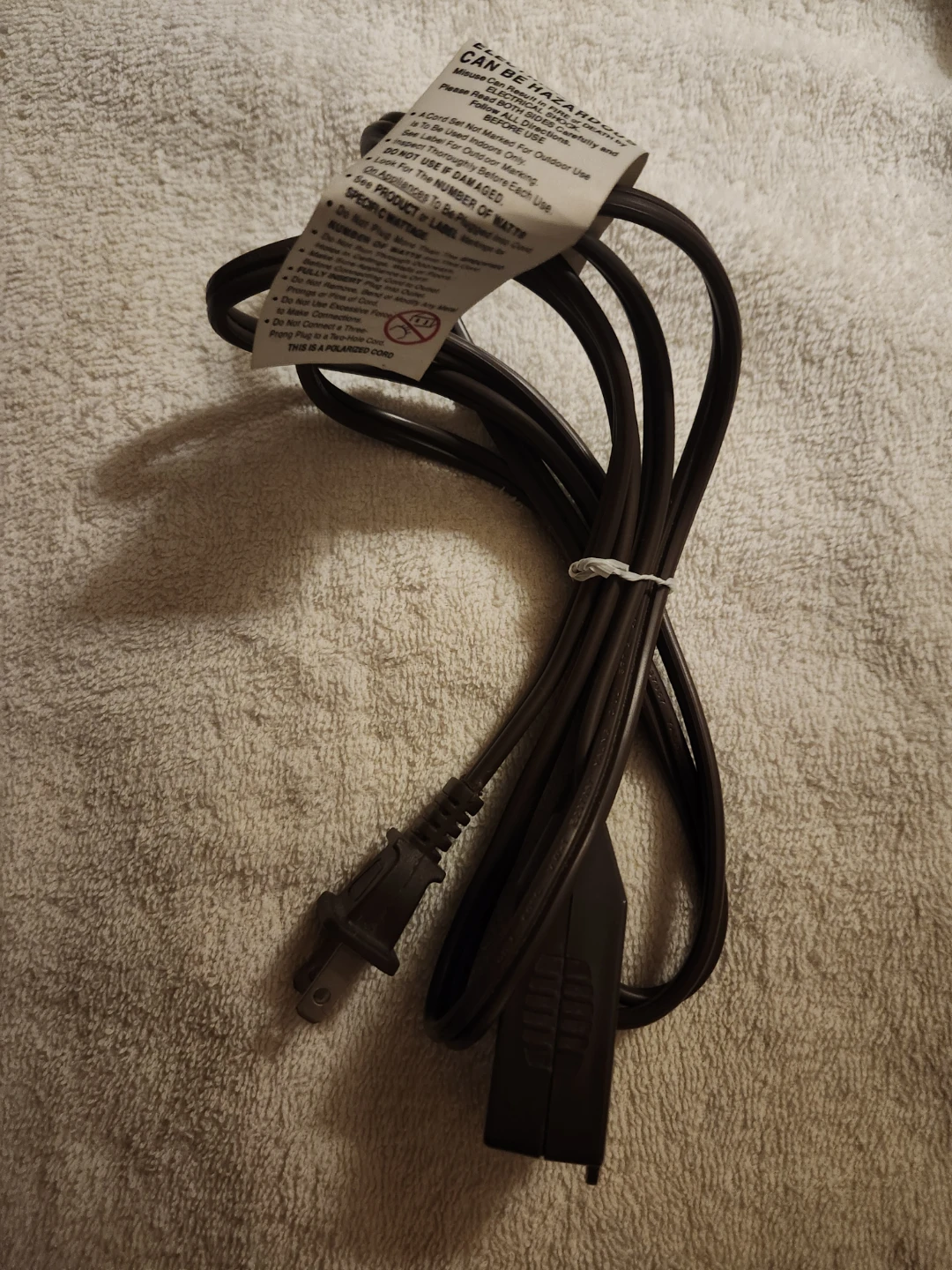 Extension Cord Brown, 6 ft / 72 in. Polarized