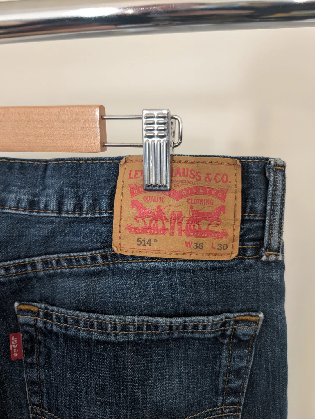 Levi's 514 Straight Fit Jeans W36 L30 - photo 3