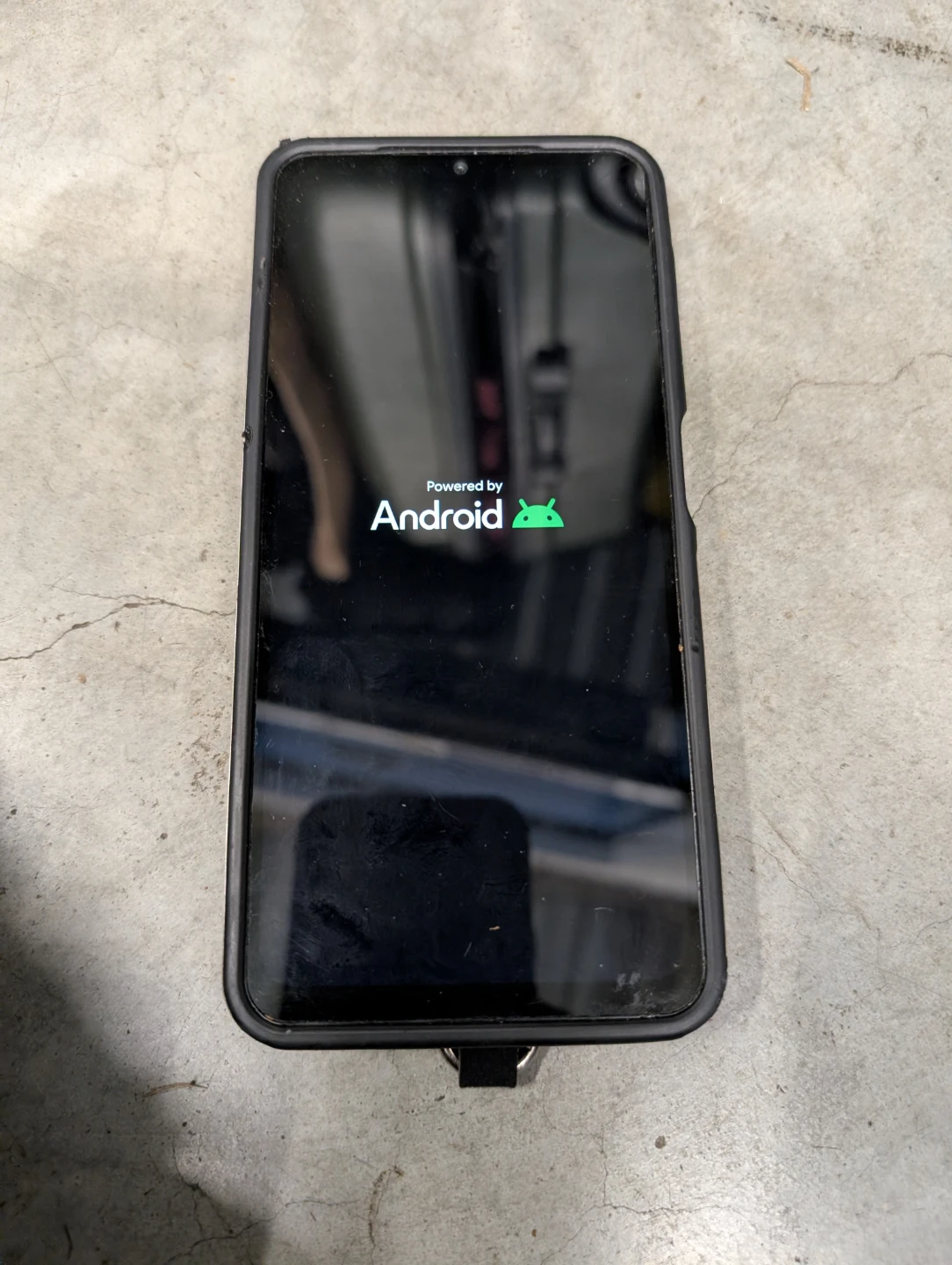 Silver Android Smartphone with Ring Holder - photo 2