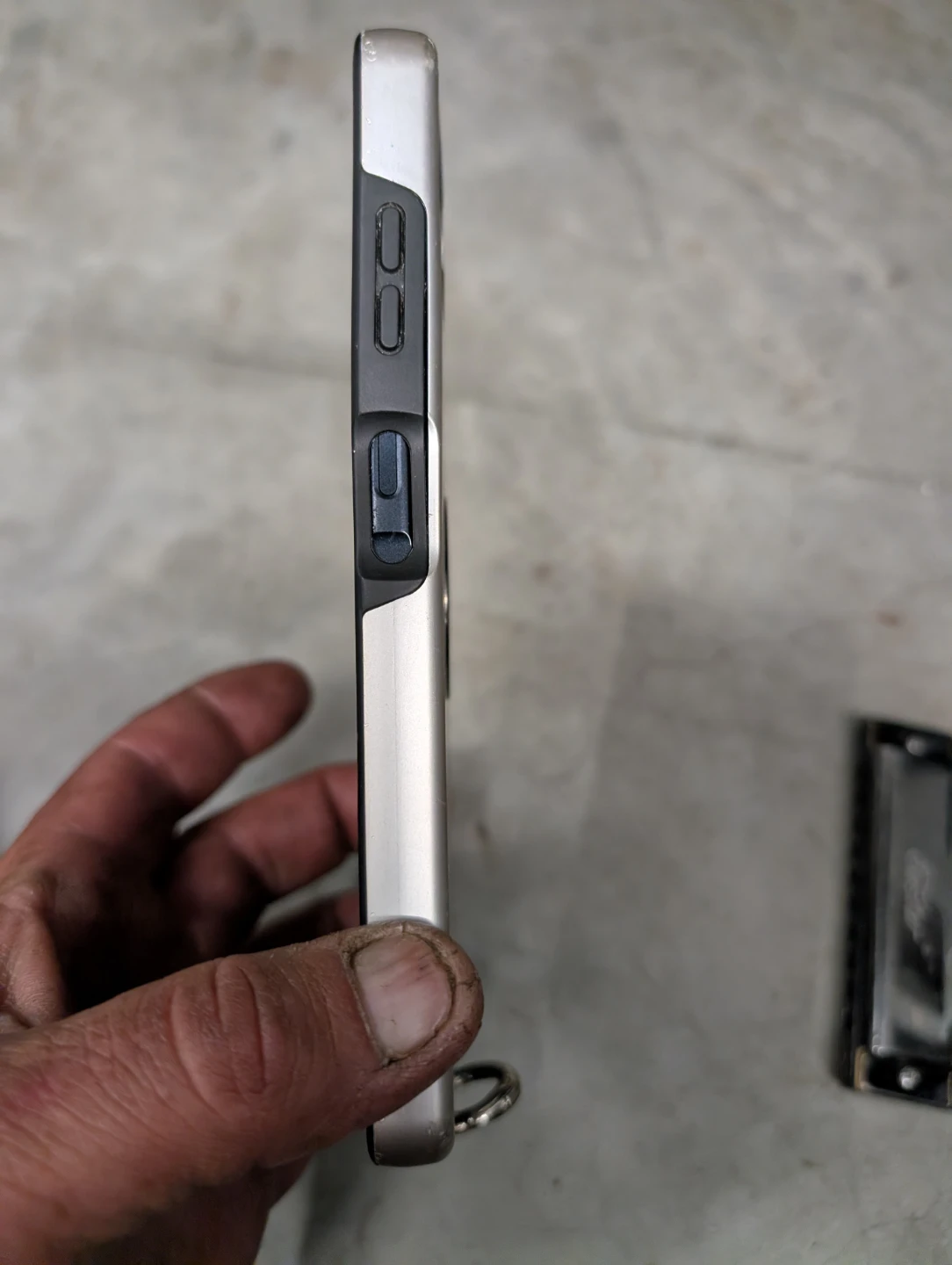 Silver Android Smartphone with Ring Holder - photo 4