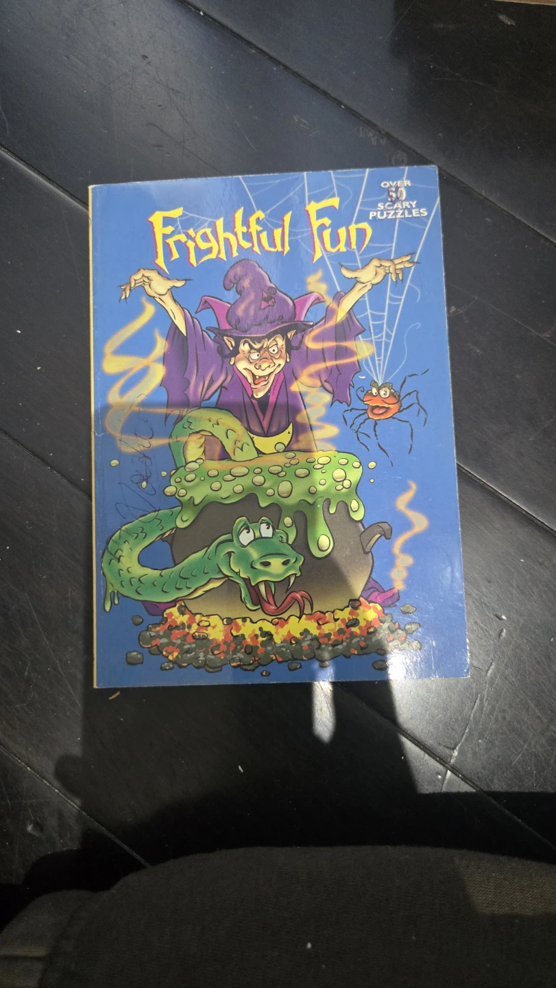 Frightful Fun Over 50 Scary Puzzles Book