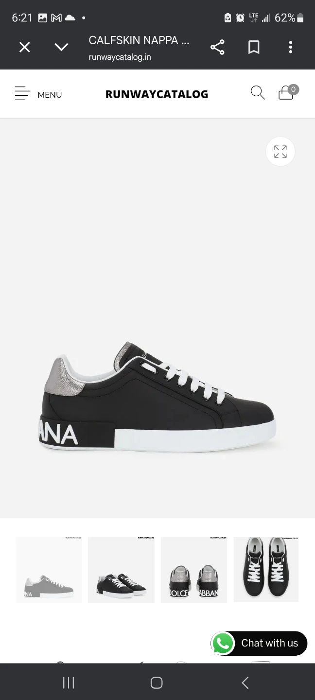 Dolce & Gabbana Calfskin Nappa Sneakers