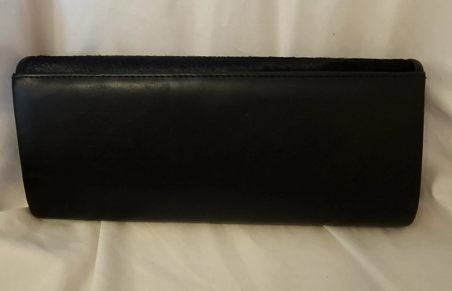 Black Faux Mohair Women's Clutch Purse - photo 3