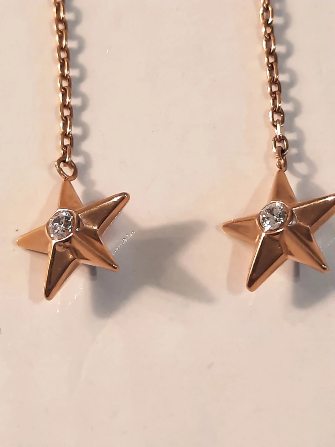 Michael Kors Rose Gold Tone Bracelet & Star Drop Earrings Set - photo 5
