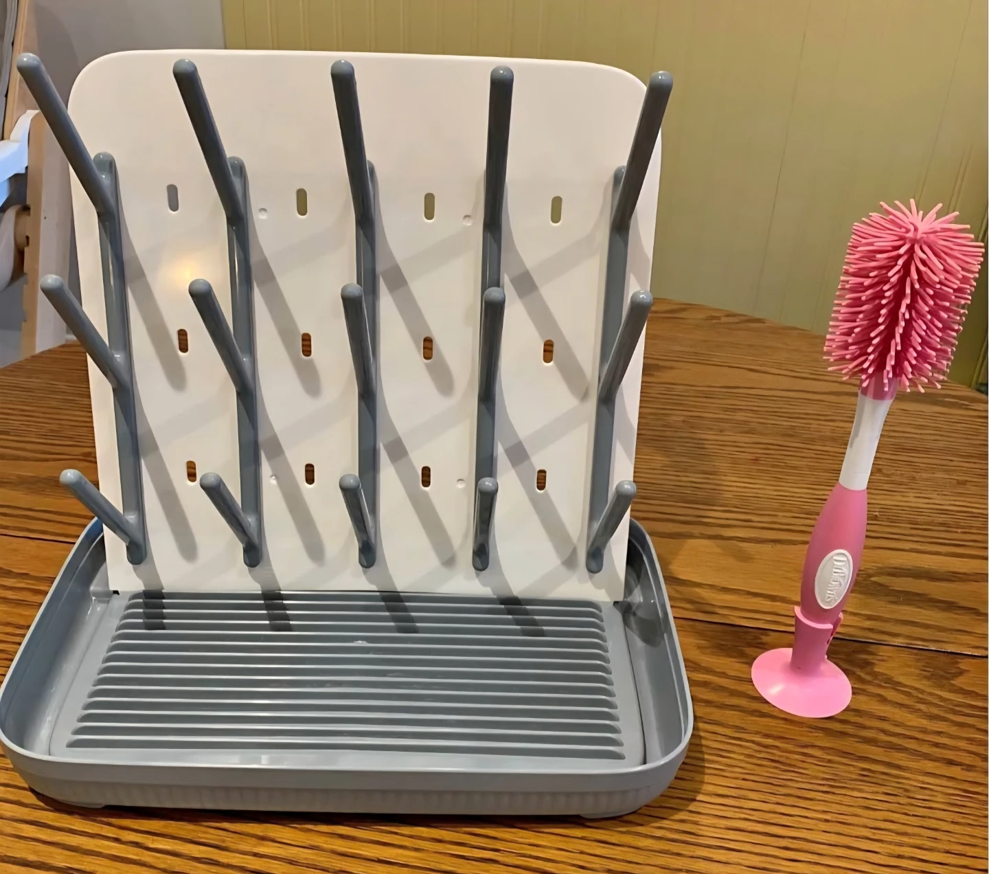 Drying Rack and Dr.Brown's Brush