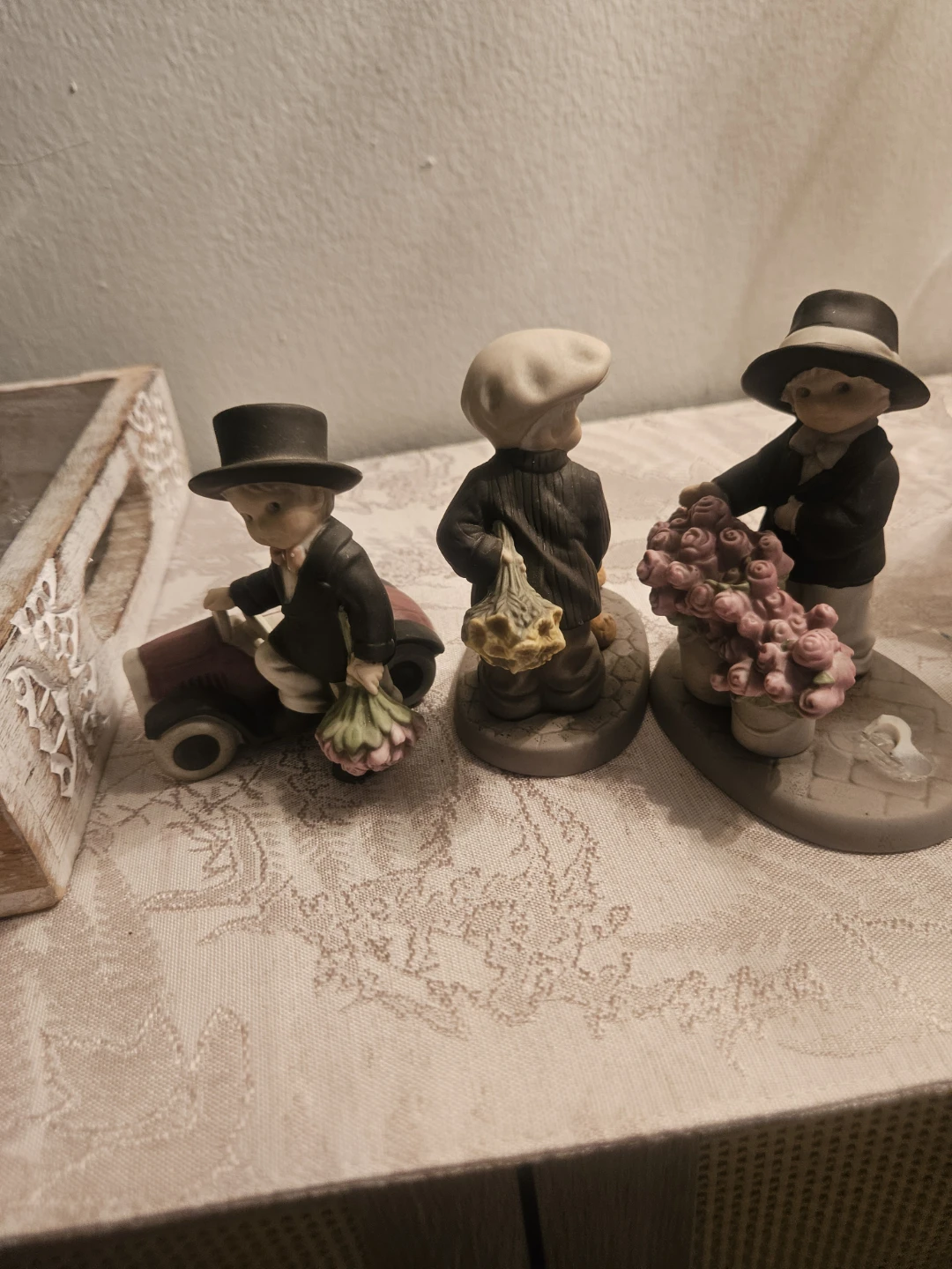 BISQUE Porcelain- Ceramic Collectible-3- Figurines